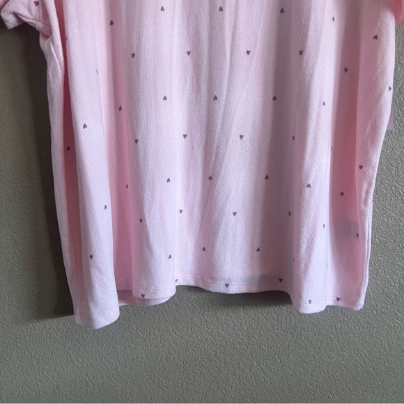 Torrid Super Soft Short Sleeve Lounge Sleep Tee with Heart Pattern Size 2 NWT - Picture 4 of 11